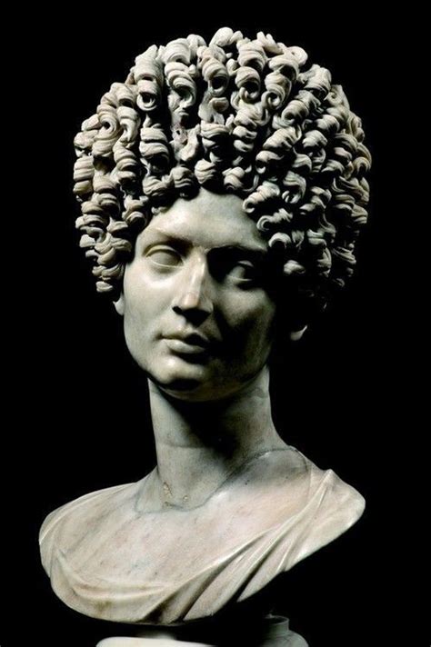 Ancient Rome Portrait Bust Of Vibia Matidia 85 161 Ad Rome Italy