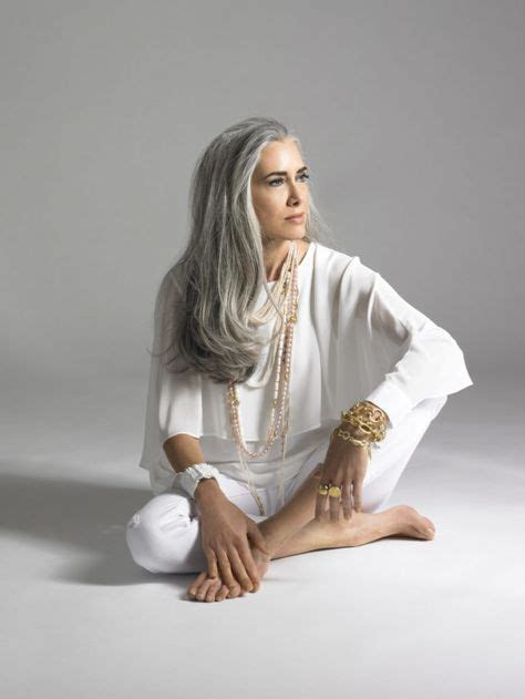 Manon Crespi Grey Hair Inspiration Silver Haired Beauties Gorgeous