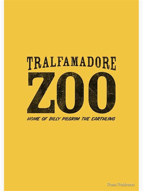 Tralfamadore Zoo Spiral Notebook By Therossrobinson Redbubble