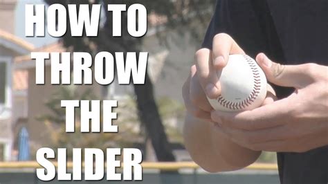 Pitching Tips How To Throw The Slider With Garrett Richards Youtube