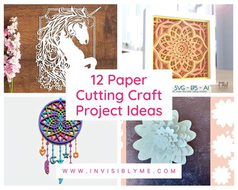 12 Paper Cutting Arts And Crafts Project Ideas Invisibly Me