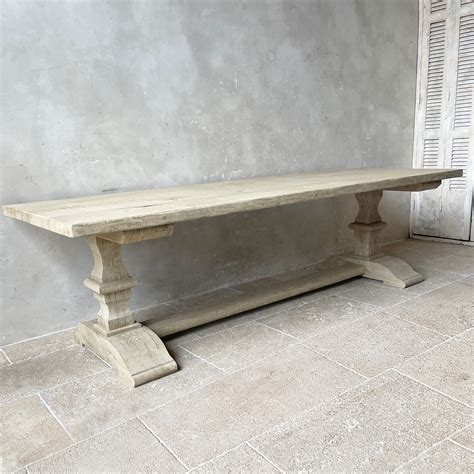Monastery Table Made Of Old Oak Wood 260 Cm Piet Jonker