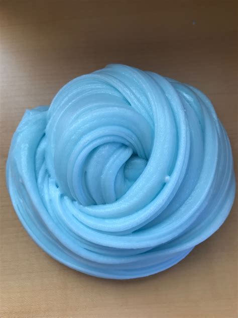 Some Blue Gel Slime That Is As Soft As Clouds I Made This Slime Myself