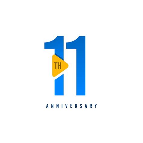 11 Anniversary Vector Art Png 11 Years Anniversary Celebration Vector