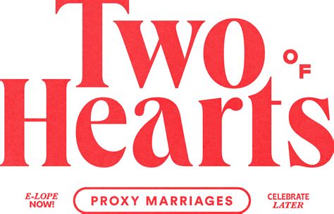 Two Of Hearts Proxy Marriages Double Proxy Marriages For Military