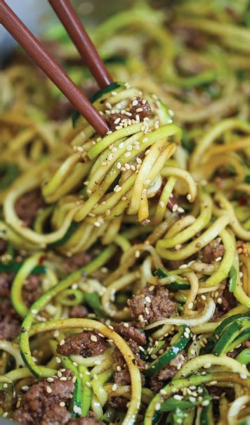 These noodles are simple to make and taste great. KOREAN BEEF ZUCCHINI NOODLES - Food Recipes | Zoodle ...