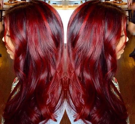 25 Red Balayage Hair Colors For Trends 2017 Burgundy Hair Hair Color