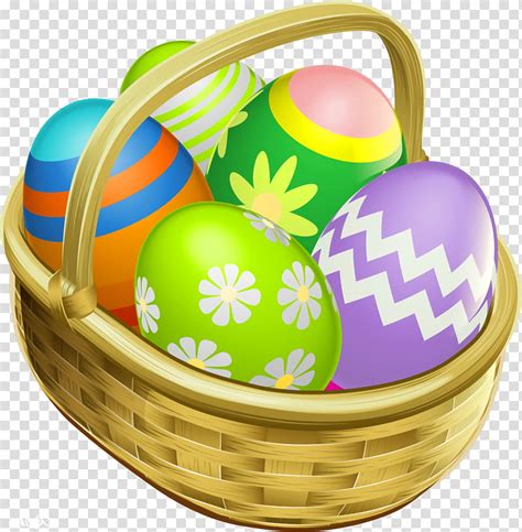 Easter Egg Easter Basket Cartoon Happy Easter Day Eggs Easter