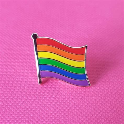 Progress Pride Flag Pin Badge Inclusive Lgbtq Etsy Uk