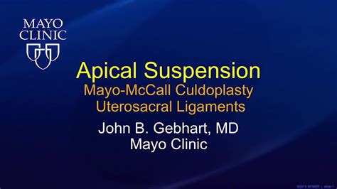 Native Tissue Repair Of Pop Apical Suspension Anterior Repair And