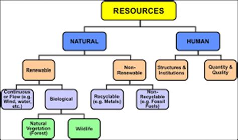 Diagram Of Natural Resources
