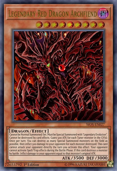 Legendary Red Dragon Archfiend By