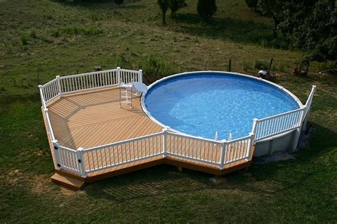 Cool Above Ground Pool Deck Ideas Home Design Ideas
