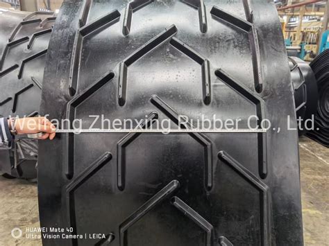 Heattearwearfire Resistant Ep Fabric Rubber Conveyor Beltsidewall