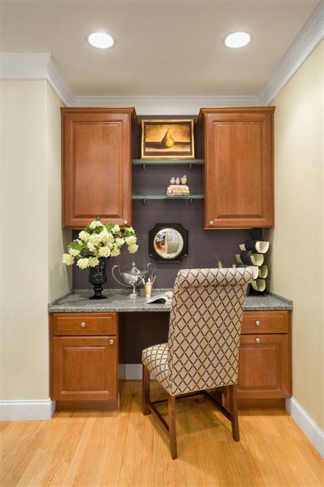 Check spelling or type a new query. Transitional Kitchen Home Office With Gray Accent Wall | HGTV