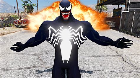 Spiderman Venom Gta 5 Mods Youtube