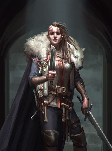 Artstation Mercenary Daria Rashev Character Portraits Female