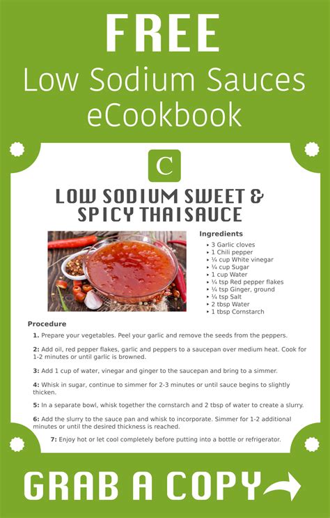 You'll find hundreds of recipes and menus that are reduced in salt but not in flavor. You Stumbled Upon Our Free Sauce eCookbook | Low sodium ...