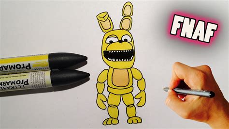 How To Draw Adventure Plushtrap From Five Nights At Freddys Fnaf World