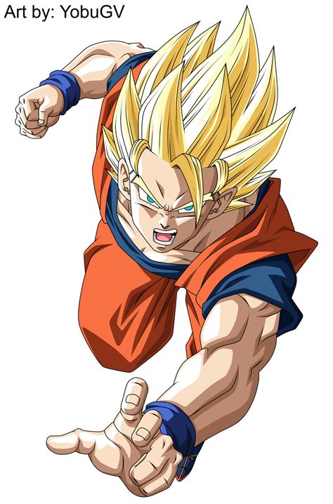 Goku Super Saiyan 2 By Yobugv On Deviantart