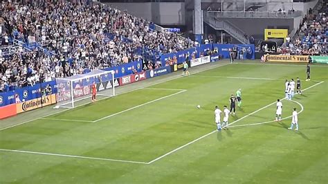 Matko Miljevic Of Cf Montreal Impact Scores On A Penalty Kick Vs