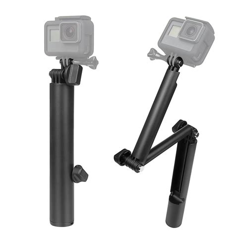 Foldable Multi Function Floating Grip 3 Way Selfie Stick Extension