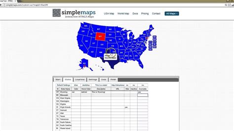 Tutorial Create An Interactive Usa Map With Simplemaps Youtube