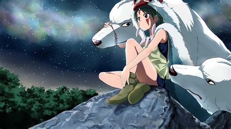 Wallpaper Princess Mononoke Hayao Miyazaki Wolf Hd Widescreen