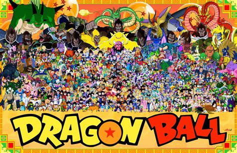 Dragon ball is a franchise all about strong and powerful characters battling to become the best. dragon-ball-z-wallpaper-all-characters-157.jpg (1600×1035 ...