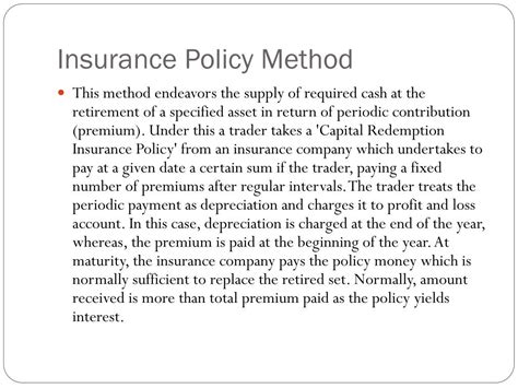 If this has been done recently, you may want to contact your insurance. PPT - DEPRECIATION POLICY PowerPoint Presentation, free download - ID:2652839