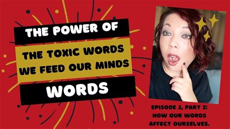 The Power Of Words Part 2 How Our Words Affect Ourselves The