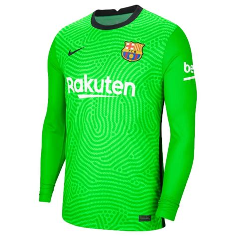 Barcelona Kids Stadium Goalkeeper Shirt 202021 Official Nike Jersey