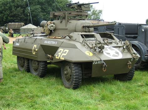 1942 Light Armored Car M8 Greyhound Museum Exhibit