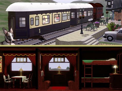 The Sims Resource Train Car Furniture Set