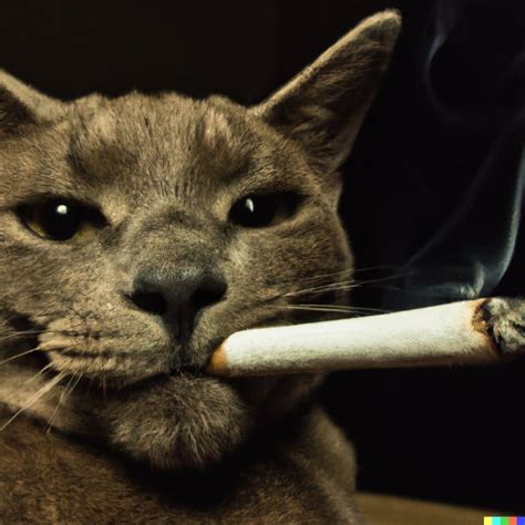 Prompthunt Cat Smoking A Blunt