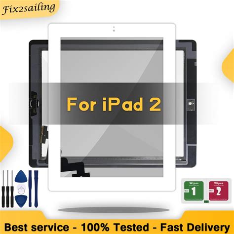 For Ipad 2 Digitizer Ipad2 Screen Touch A1395 Digizer A1396 A1397 Touch