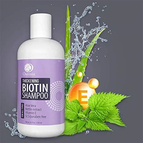 Thickening Biotin Shampoo For Hair Growth Sulfate And Paraben Free