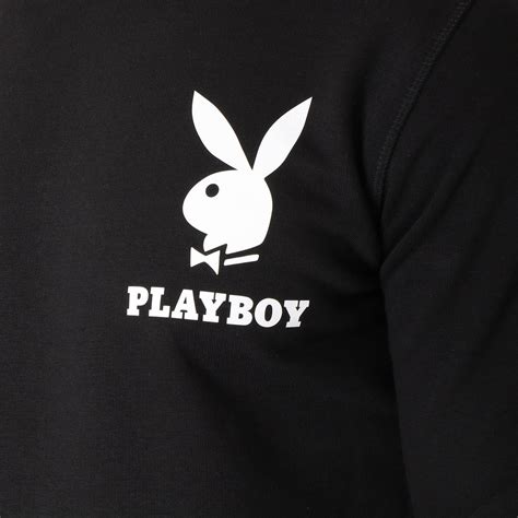 Playboy Sweat Crewneck Back Bunny Noir