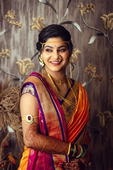 Nauvari Saree Maharashtrian Bridal Fashion Marathi Wedding