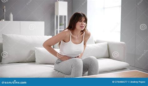 Women Pms Stomach Pain Stock Image Image Of Lady Soup 276486577