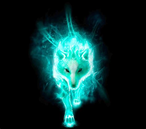 Blue And Green Wolf Wallpapers Wallpaper Cave