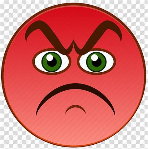 Red Angry Emoji Anger Emoticon Smiley Emoji Icon Angry Emoji Transparent Background Png