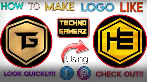 Techno Gamerz Logo Background Amarelogiallo