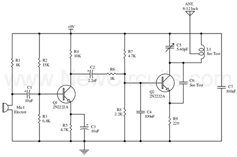 Simple Fm Transmitter Rf Circuit Circuits