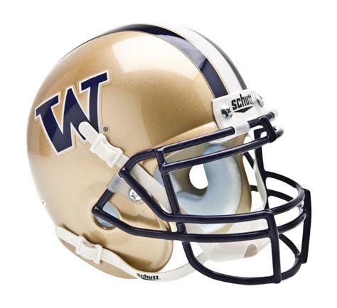 New Washington Huskies Ncaa Schutt Mini Football Helmet Ebay