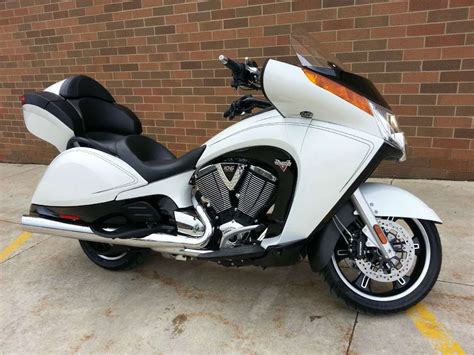 2014 Victory Vision Tour Pearl White Victory Motorcycles