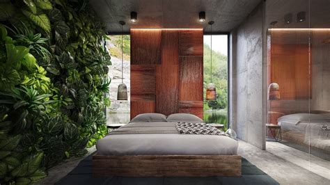 4 Homes Using Concrete As A Stylish Accent Master Bedroom Wall Decor