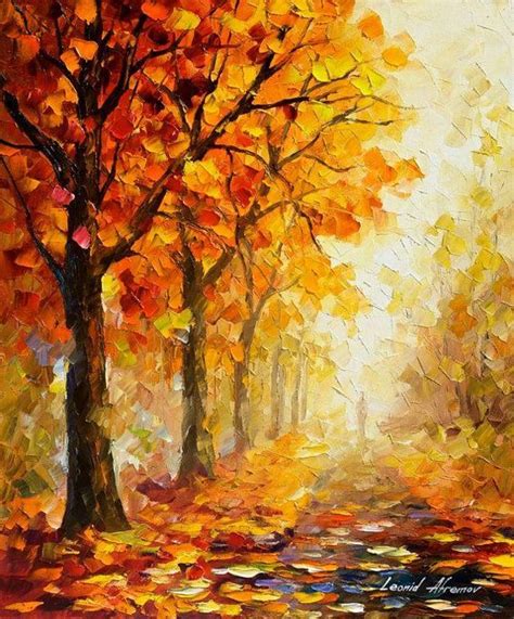 Pin By Tina Fiste On Trees Autumn Art Orange Wall Art