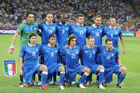 Sports & teams players shows personalities. Italy National Football Team Editorial Stock Image - Image ...