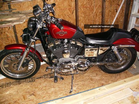 It mainly addresses riders who want a more agile machine, and comes standard with laced. 1998 Harley Davidson 1200 Sportster
